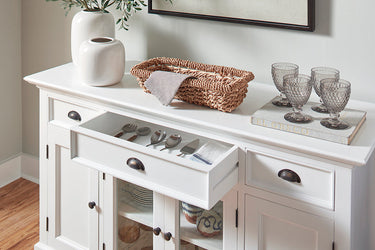 Halifax Dressoir met 4 deuren en 3 lades | Wit - afbeelding 2