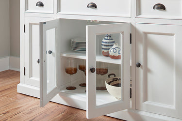 Halifax Dressoir met 4 deuren en 3 lades | Wit - afbeelding 3