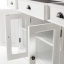 Halifax Contrast Buffetkast 145 cm met 4 deuren en 3 lades | Wit/Zwart - afbeelding 6