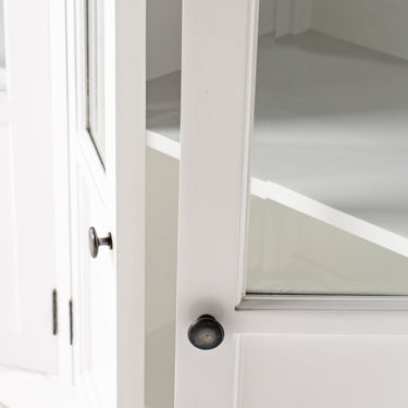 Halifax Contrast Dressoir met 6 glazen deuren 200 cm | Wit/Zwart - afbeelding 8