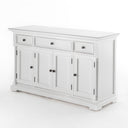 NovaSolo Provence Buffetkast met 4 deuren en 3 lades | Wit