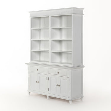 NovaSolo Skansen Boekenkast met Opzetkast 160 cm | Wit - Mooier Thuis