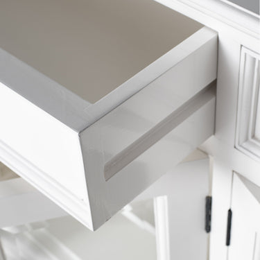 Halifax Buffetkast met glazen deuren 145 cm | Wit - afbeelding 10