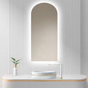 Badkamerspiegel Casablanca 45×100 cm met dimbare LED en anticondens