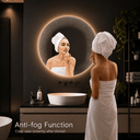 Badkamerspiegel Lena 60×60 cm met dimbare LED en anticondens