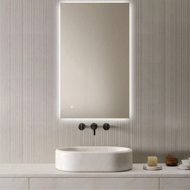 Badkamerspiegel Livorno 100×60 cm met dimbare LED en anticondens