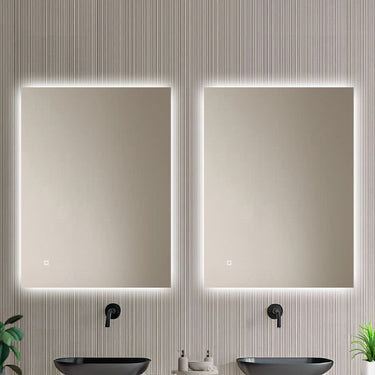 Badkamerspiegel Livorno 80×60 cm met dimbare LED en anticondens