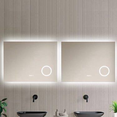 Badkamerspiegel Lorina 80×60 cm met dimbare LED en anticondens