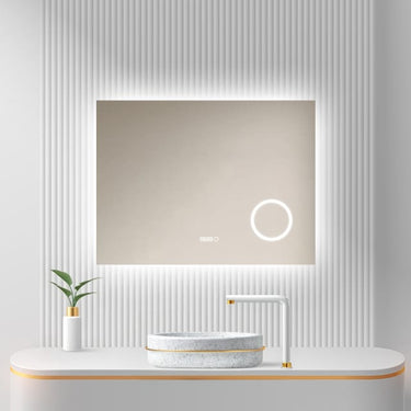 Badkamerspiegel Lorina 80×60 cm met dimbare LED en anticondens