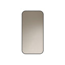 Badkamerspiegel Monaco 50×100 cm met zwarte lijst met dimbare LED en anticondens