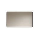 Badkamerspiegel Valencia 100×60 cm met zwarte lijst met dimbare LED en anticondens