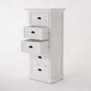 Halifax Opbergkast met 5 lades 132 cm | Wit - afbeelding 3