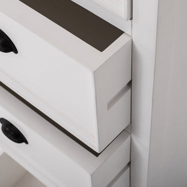 Halifax Opbergkast met 5 lades 132 cm | Wit - afbeelding 6