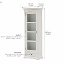 Provence Vitrinekast | Wit - afbeelding 2