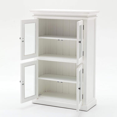 Halifax Pantry opbergkast met glazen deuren | Wit - afbeelding 6