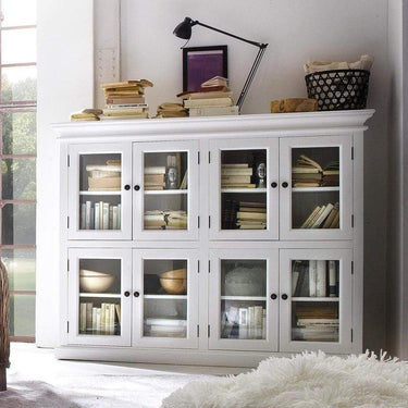 NovaSolo Halifax Vitrinekast 8 deuren | Wit