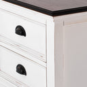 Halifax Accent Tv-meubel 180cm met 4 lades | Wit/Bruin - afbeelding 3