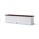 Halifax Accent Tv-meubel 180cm met 4 lades | Wit/Bruin - afbeelding 7