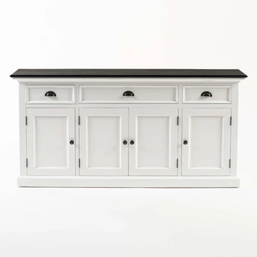 Halifax Contrast Buffetkast 140 cm | Wit/Zwart - Mooier Thuis