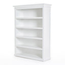 NovaSolo Halifax Boekenkast met 5 planken 150 cm | Wit