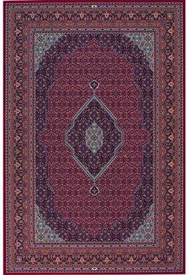 Derbe 72220 vloerkleed - rood - Mooier Thuis