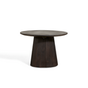 Bijzettafel Mokka - Donkerbruin Ø60cm