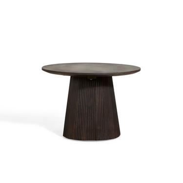 Bijzettafel Mokka - Donkerbruin Ø60cm