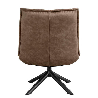 Fauteuil Lucas - Microleder Taupe
