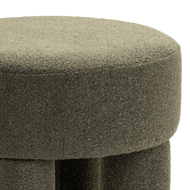 Poef Demi - Bouclé Groen