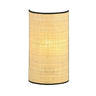 ASTON 1-lichts wandlamp - Rotan kap - naturel en bruin - Mooier Thuis