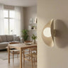 FIERO 1-lichts wandlamp - Mocha frame - Wit glas - sfeervol in een Modern interieur