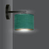 HILDE 1-lichts wandlamp - Groen fluweel - Zwart frame - bestellen bij Mooier Thuis
