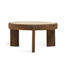Salontafel Bora - Ø75cm Bruin