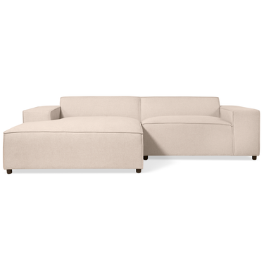 Hoekbank Lara - Stof Beige Rechts