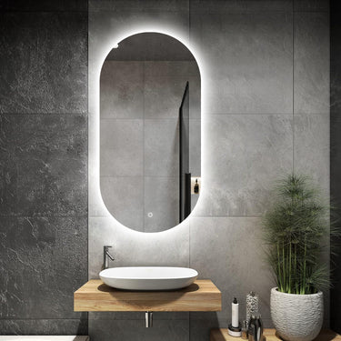 Badkamerspiegel Fiona 40×80 cm met dimbare LED en anticondens