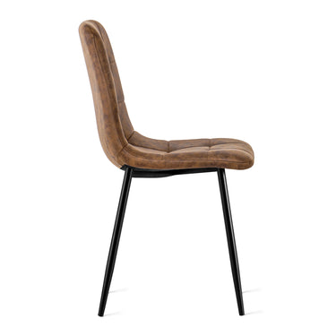 Eetkamerstoel Yerevan - Microleder Cognac