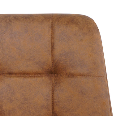 Eetkamerstoel Yerevan - Microleder Cognac
