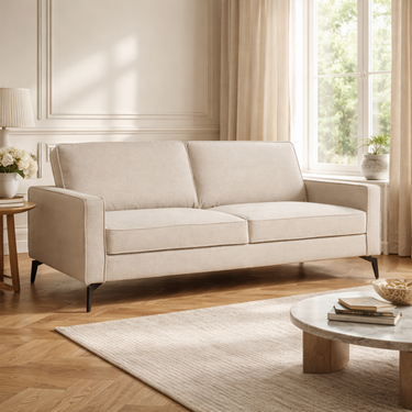 2-Zits Bank Noa - Linnen Beige