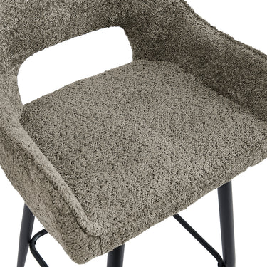 Barkruk Ray - Stof Taupe