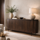 Dressoir Mokka - Donkerbruin 180cm
