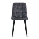 Eetkamerstoel Yerevan - Velvet Antraciet