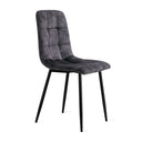 Eetkamerstoel Yerevan - Velvet Antraciet