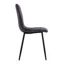 Eetkamerstoel Yerevan - Velvet Antraciet
