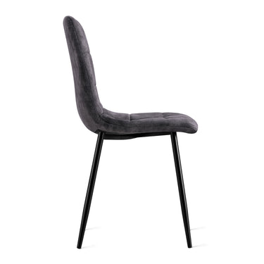 Eetkamerstoel Yerevan - Velvet Antraciet