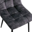 Eetkamerstoel Yerevan - Velvet Antraciet
