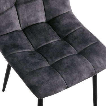 Eetkamerstoel Yerevan - Velvet Antraciet