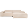 Hoekbank Lara - Stof Beige Rechts
