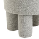 Poef Demi - Bouclé Naturel