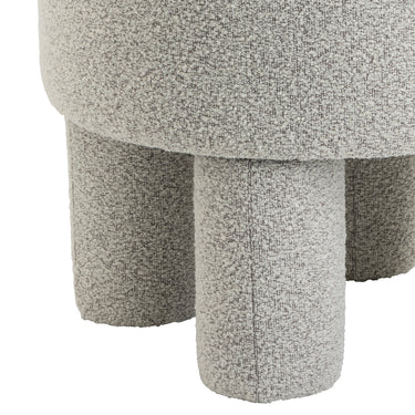 Poef Demi - Bouclé Naturel