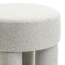 Poef Demi - Bouclé Naturel